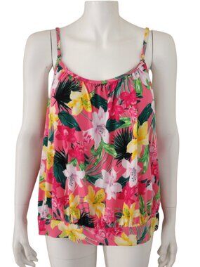 Backflips Multi Floral Tankini Top